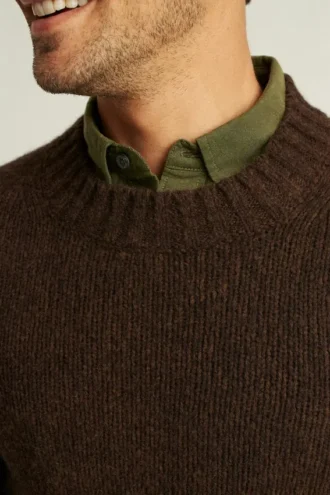 Alpaca Wool Crew Neck Sweater