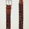 Braided Leather Belt