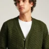 Cable Cardigan Sweater