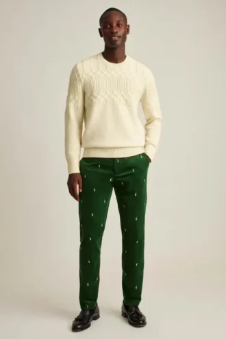 Cable Crew Neck Sweater