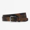 Camo Leather Belt