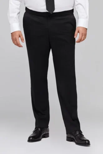 Capstone Italian Wool Tuxedo Pant | Extended Sizes