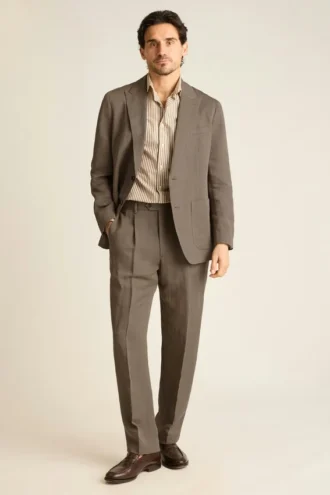 Cooper Italian Linen Tencel Blazer by Bonobos | Peak Lapel Style