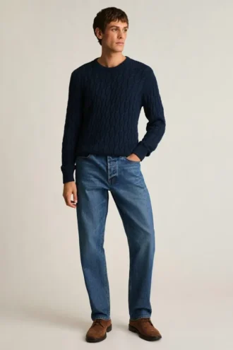 Cotton Cable Knit Sweater by Bonobos | Italian-Milled Winter Style