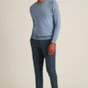 Cotton Cashmere Crew Neck Sweater