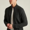 Cotton Cashmere Full-Zip Jacket