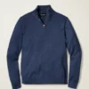 Cotton Cashmere Half-Zip