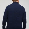Cotton Cashmere Half-Zip Sweater