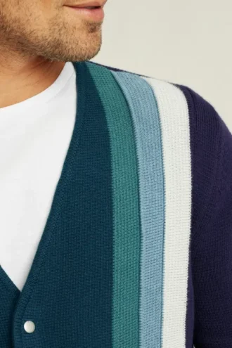 Cotton Cashmere Retro Cardigan