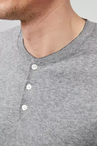 Cotton Linen Henley