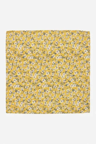 Cotton Pocket Square Made with Liberty Fabric