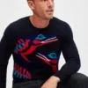 Crocodile Crew Neck Sweater