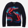 Crocodile Crew Neck Sweater