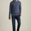 Diamond Stitch Crew Neck Sweater