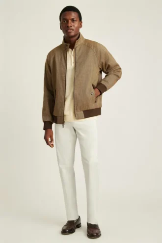 Durable, Chic & Stylish Bonobos Linen Harrington Jacket