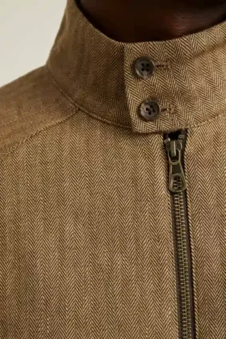 Durable, Chic & Stylish Bonobos Linen Harrington Jacket
