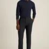 E-Waist Italian Stretch Wool Dress Pants