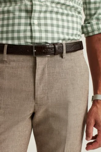 Embossed Leather Belt