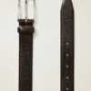 Embossed Leather Belt