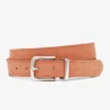 Embossed Suede Belt