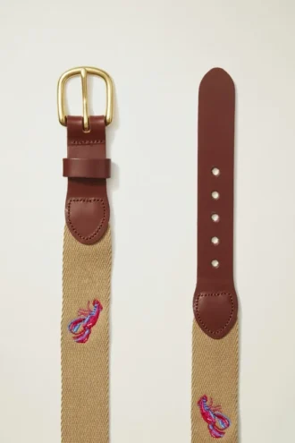 Embroidered Critter Belt