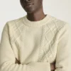 Extrafine Merino Cable Sweater | Soft Merino Wool Cable Knit Sweater
