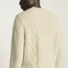 Extrafine Merino Cable Sweater | Soft Merino Wool Cable Knit Sweater