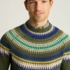 Fair Isle Wool Blend Sweater by Bonobos | Festive Warm Knit