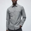 Flecked Chambray Shirt