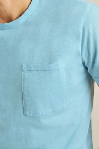 Garment Dyed & Sun Faded Slub T Shirt