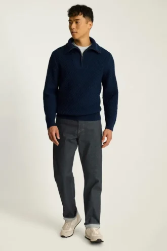 Half Zip Collared Sweater