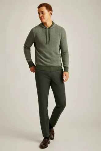 Herringbone Sweater Hoodie