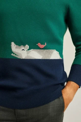 Hippo Ferry Crew Neck Sweater