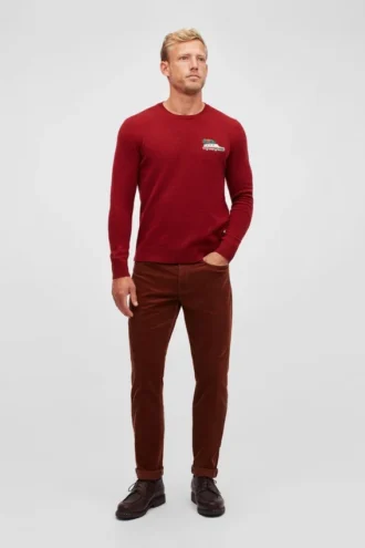 Holiday Wagon Crew Neck Sweater