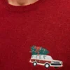 Holiday Wagon Crew Neck Sweater