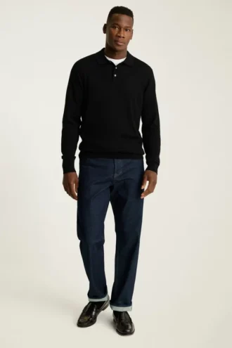 Hudson Long Sleeve Sweater Polo