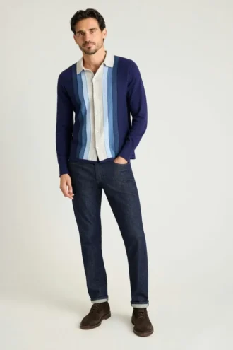 Hudson Long Sleeve Sweater Polo