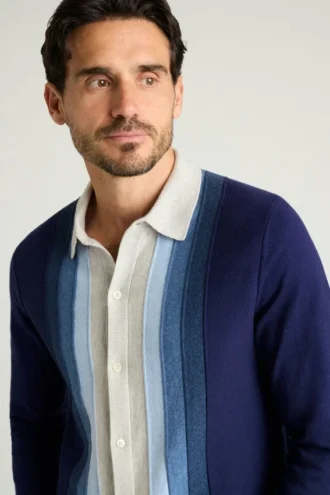 Hudson Long Sleeve Sweater Polo