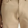 Italian Brushed 5-Pocket Pants