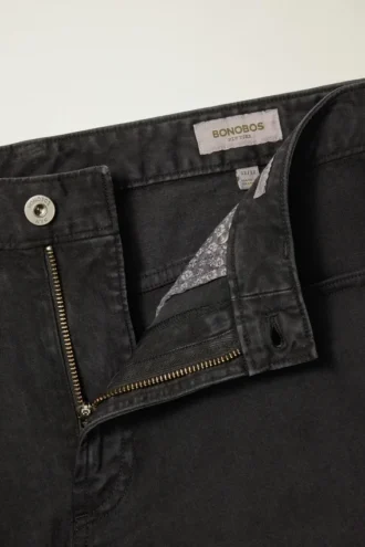 Italian Brushed 5-Pocket Pants – Straight Fit