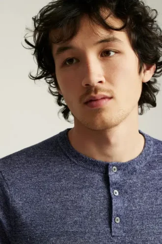 Italian Linen Henley