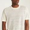 Italian Linen Sweater Tee for Men