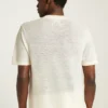 Italian Linen Sweater Tee for Men