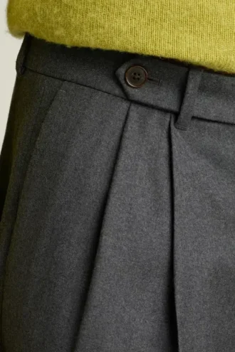 Italian Pleated Wool Trouser