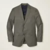 Italian Stretch Brushed Wool Suit Jacket