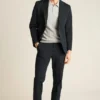 Italian Stretch Cotton Suit Jacket