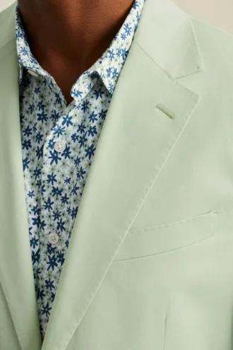 Italian Stretch Cotton Suit Jacket