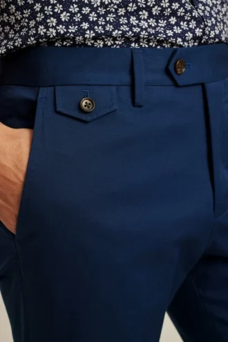 Italian Stretch Cotton Suit Pant