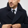 Italian Wool Double Breasted Topcoat