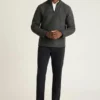 Italian Wool Fleece Quarter Zip
